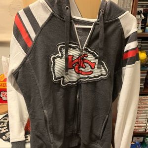 Women’s KC Chiefs Large zip up jacket